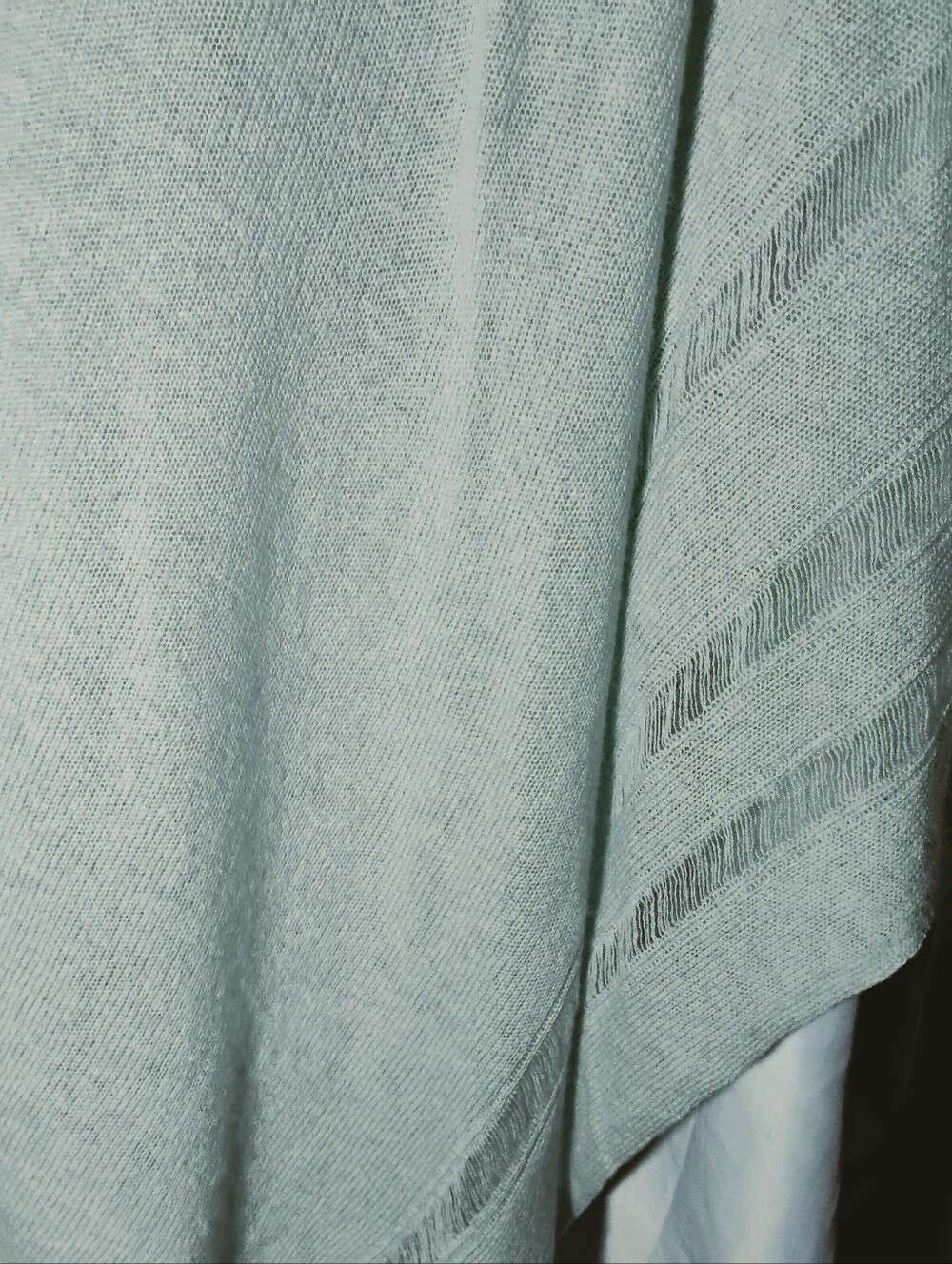 J.McLaughlin Clover Green  100% Cashmere Poncho Cape – One Size NWT - Picture 6 of 8
